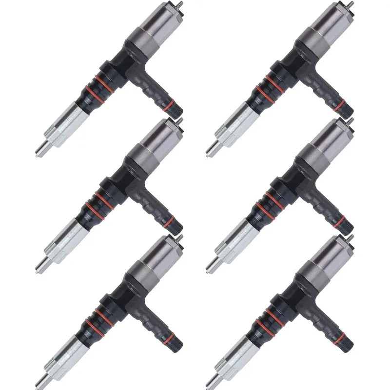 6PCS Fuel Injector 095000-0560 For Denso Komatsu SA60140 PC200-7 PC300-7 PC400-7