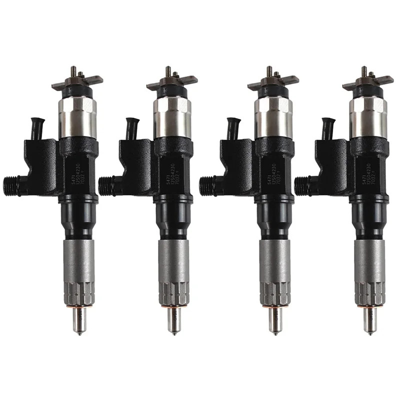 4PCS Fuel Injector 095000-5471 095000-5470 8-97329703-1 For Isuzu 4HK1 5.2L