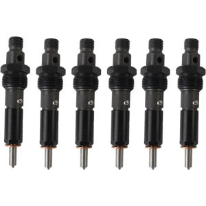 6PCS Fuel injectors 6738113100 For Komatsu SAA6D114E-5 SAA6D114E-6 Engine
