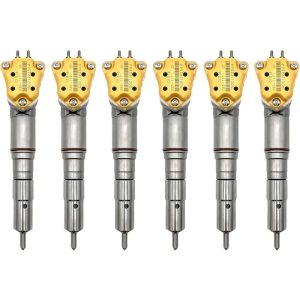 6PCS Fuel Injector 2321171 10R1267 For Caterpillar CAT 3142E Engine 771D