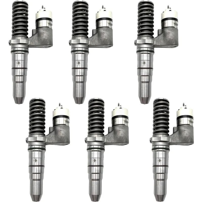 6PCS Fuel Injectors 150-4456 For Caterpillar CAT Engine 3508 3512 3516 3520