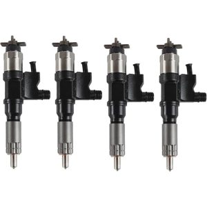 4PCS Fuel Injector 095000-5500 095000-5505 For Denso Isuzu 4HL1 6HL1 Engine