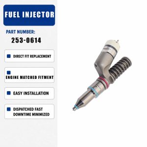 1PCS Fuel Injector Assembly 253-0614 For Caterpillar CAT C15 Engine