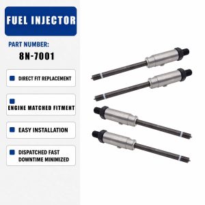8N-7001 4PCS Fuel injector For Caterpillar CAT D250B Articulated Trucks