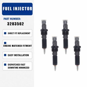 4PCS Fuel injector 3283562 For Cummins 6BT 6B 6BTA 4BT 4BT5.9 Engine