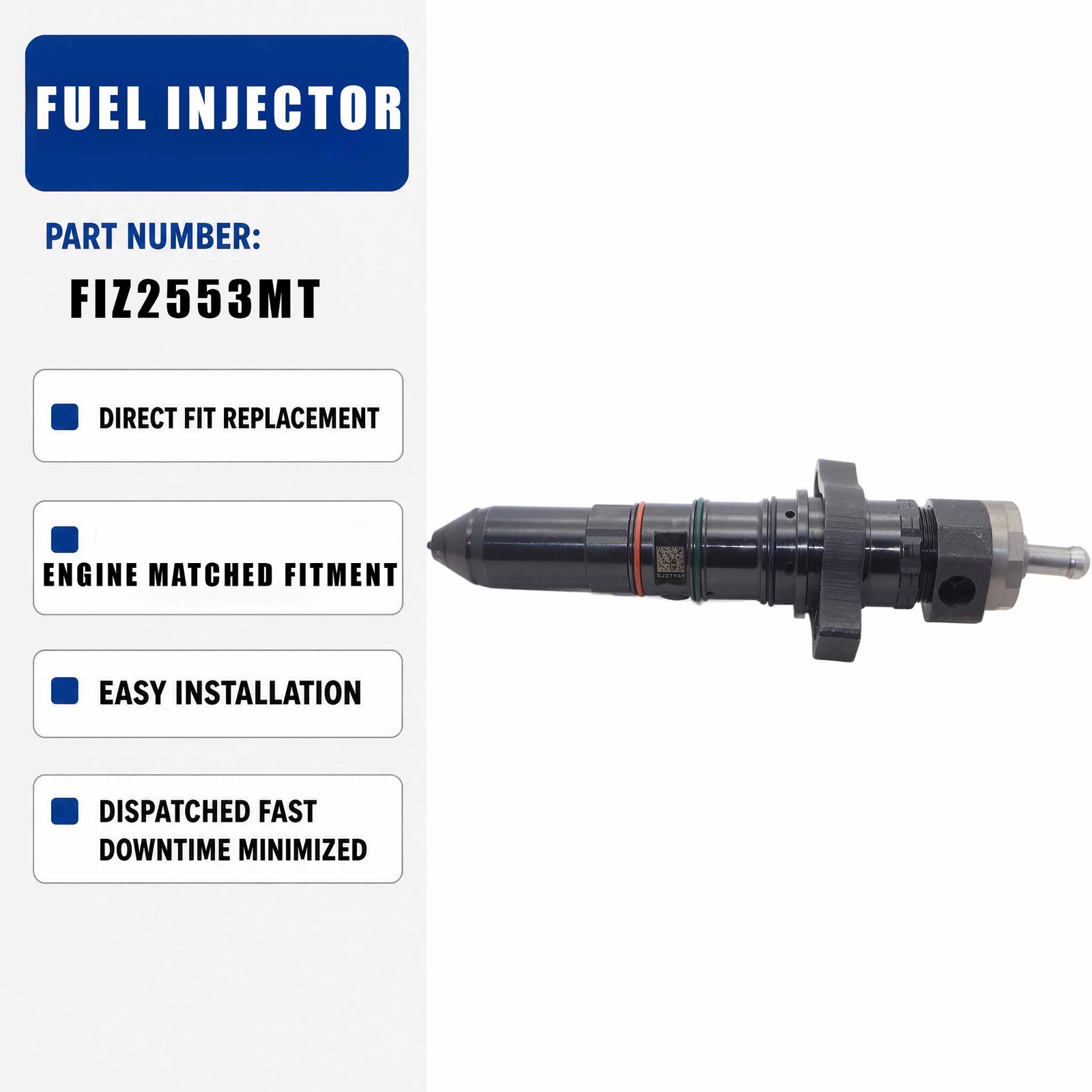 1PCS Fuel Injector 3058802 For CUMMINS KTTA19 BELAZ 7545 BELAZ 7555 19.0L