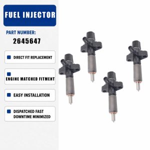 2645L002 1PCS Fuel Injector For Perkins 4.236 T4.236 Engine