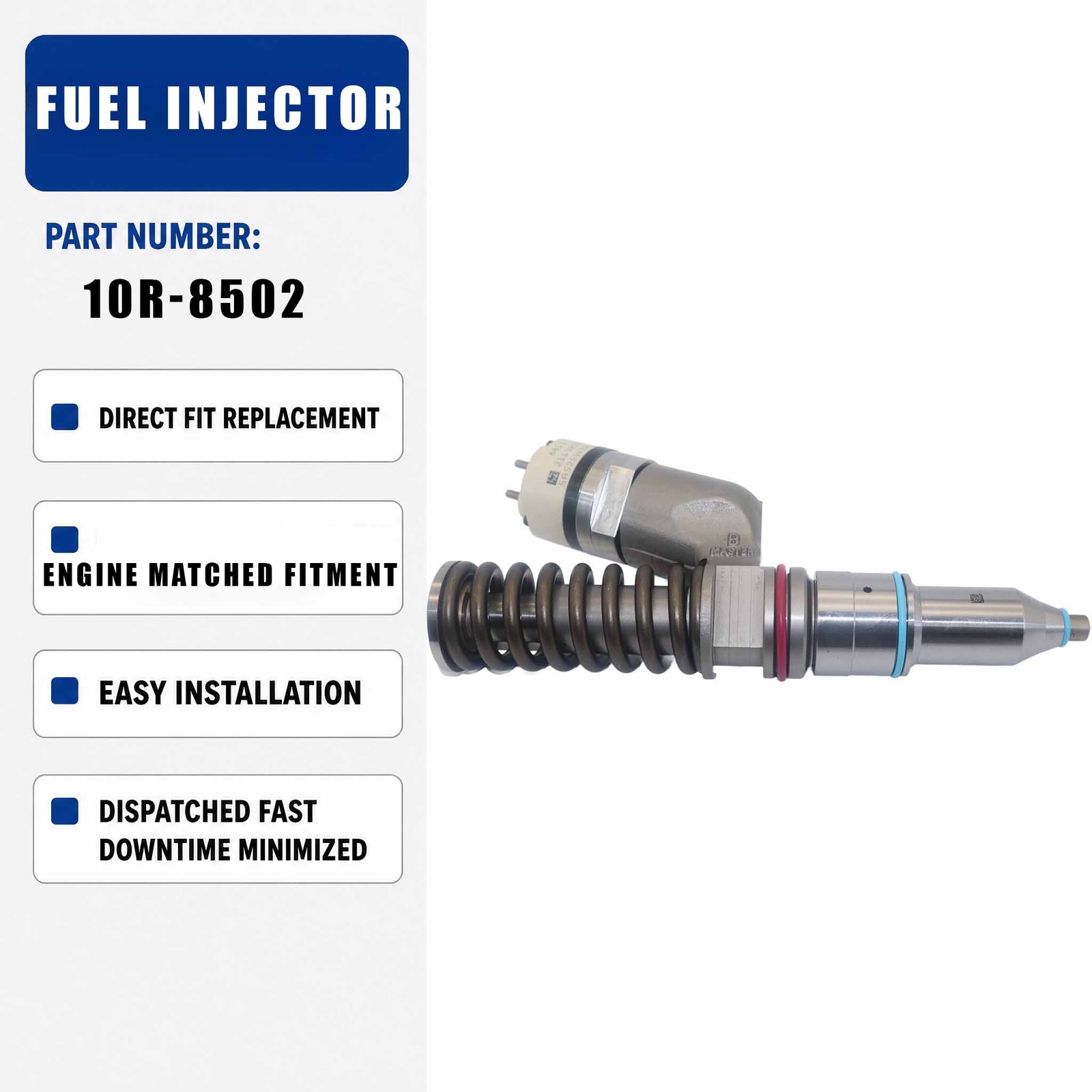 10R-2781 Fuel Injector For Caterpillar CAT MT735 Challenger 1PCS