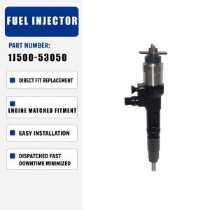 1PCS Fuel Injector 1J500-53050 For Kubota Engine V3800 V3800D V3800DI V3800-DI