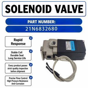 21N6832680 24V Solenoid Valve For KOMATSU PU1250 PC1250SE PC1250SP