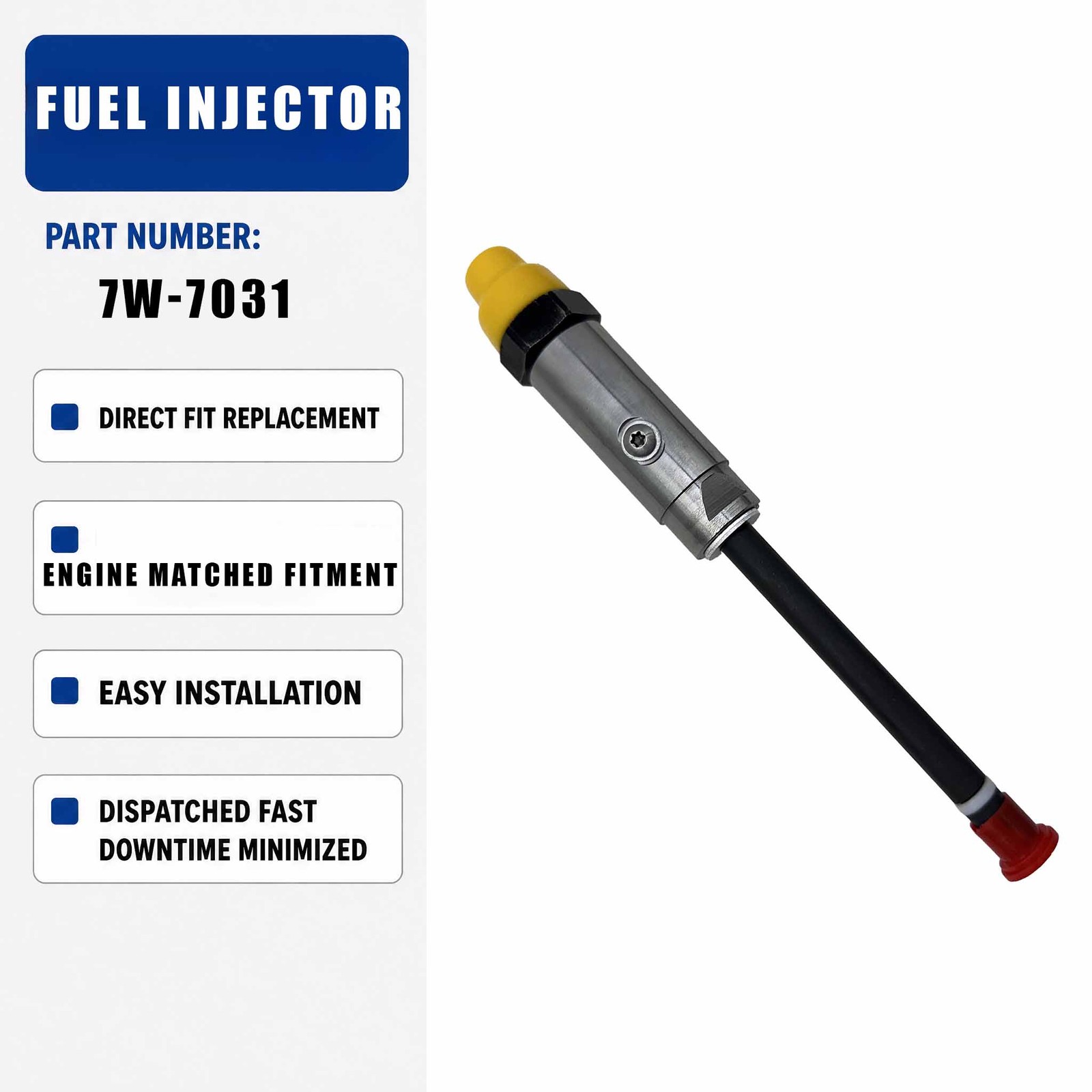 1PCS Fuel Injector 8N-7005 For Caterpillar CAT Engine 3306 3306B Excavator 215