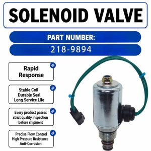 24V Solenoid Valve 218-9894 For Caterpillar CAT 312C L 350-A L 314C 325C 322B L