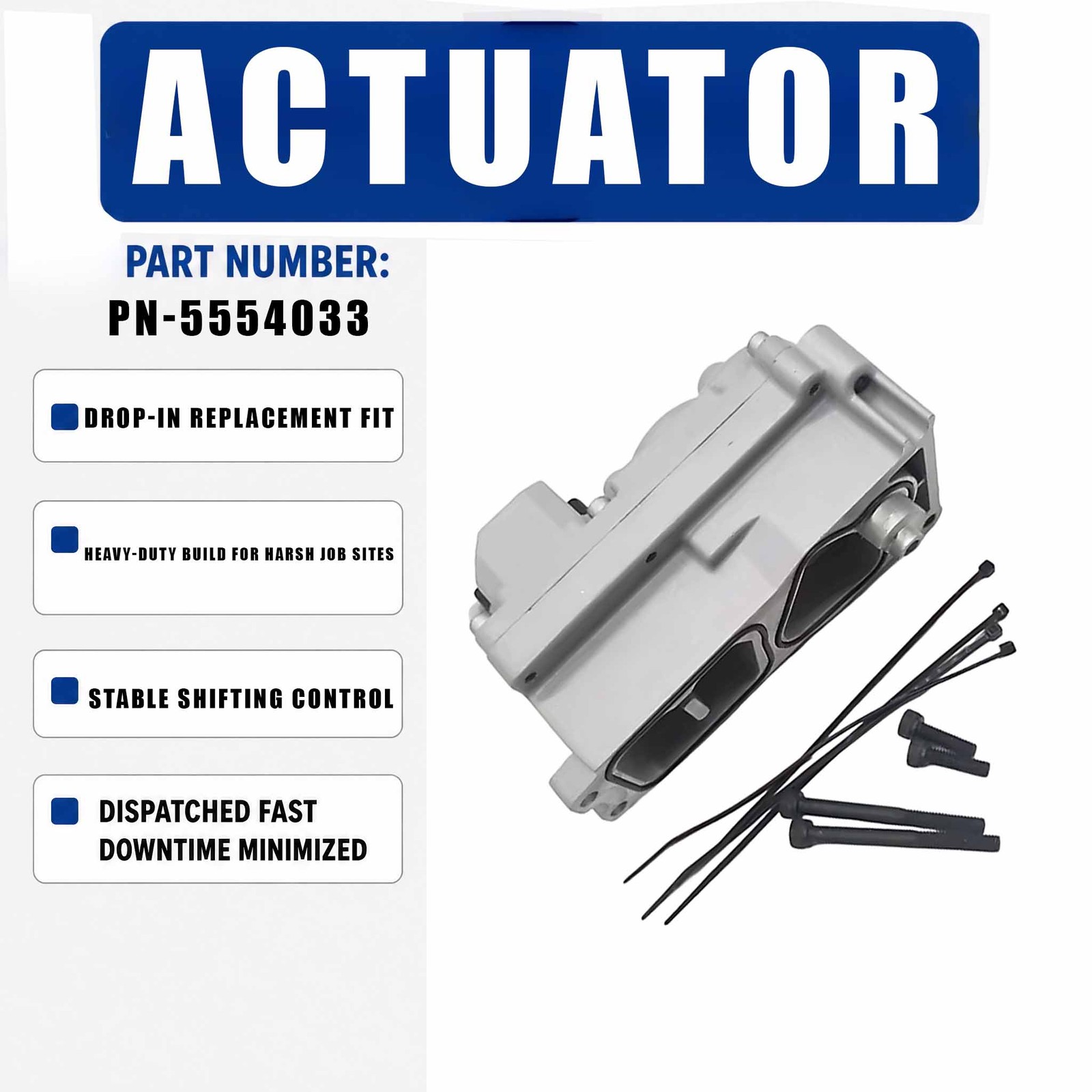 24V Turbo Eletronic Actuator PN-5554033 5603456RX 5603776RX For Cummins Engine