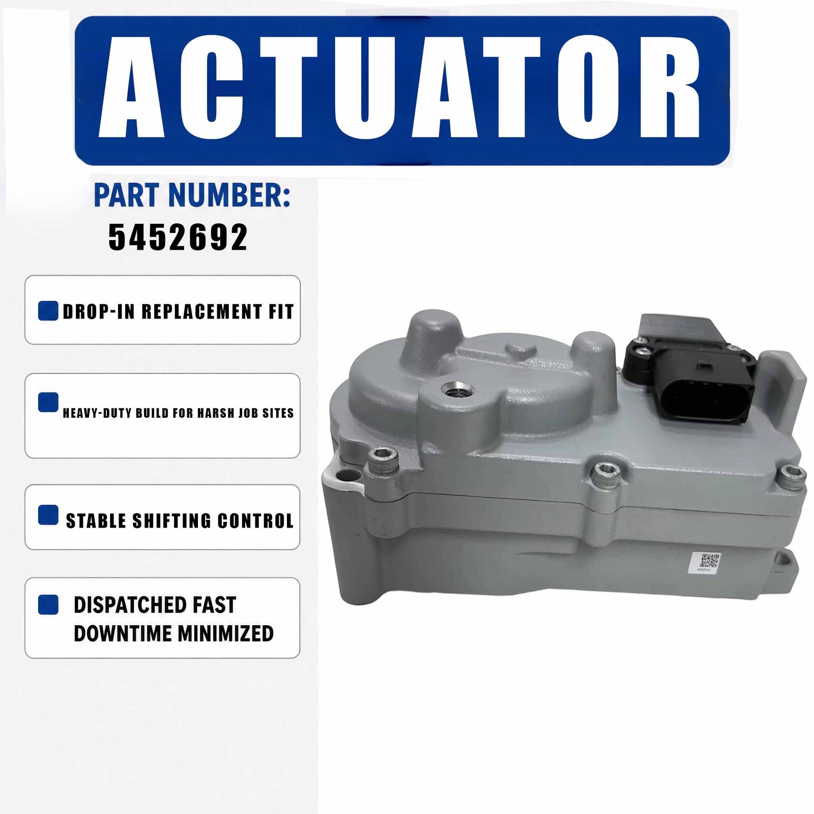 12V Turbo Eletronic Actuator PN-5452692 For Cummins ISB 6.7 Engine HE300 Series