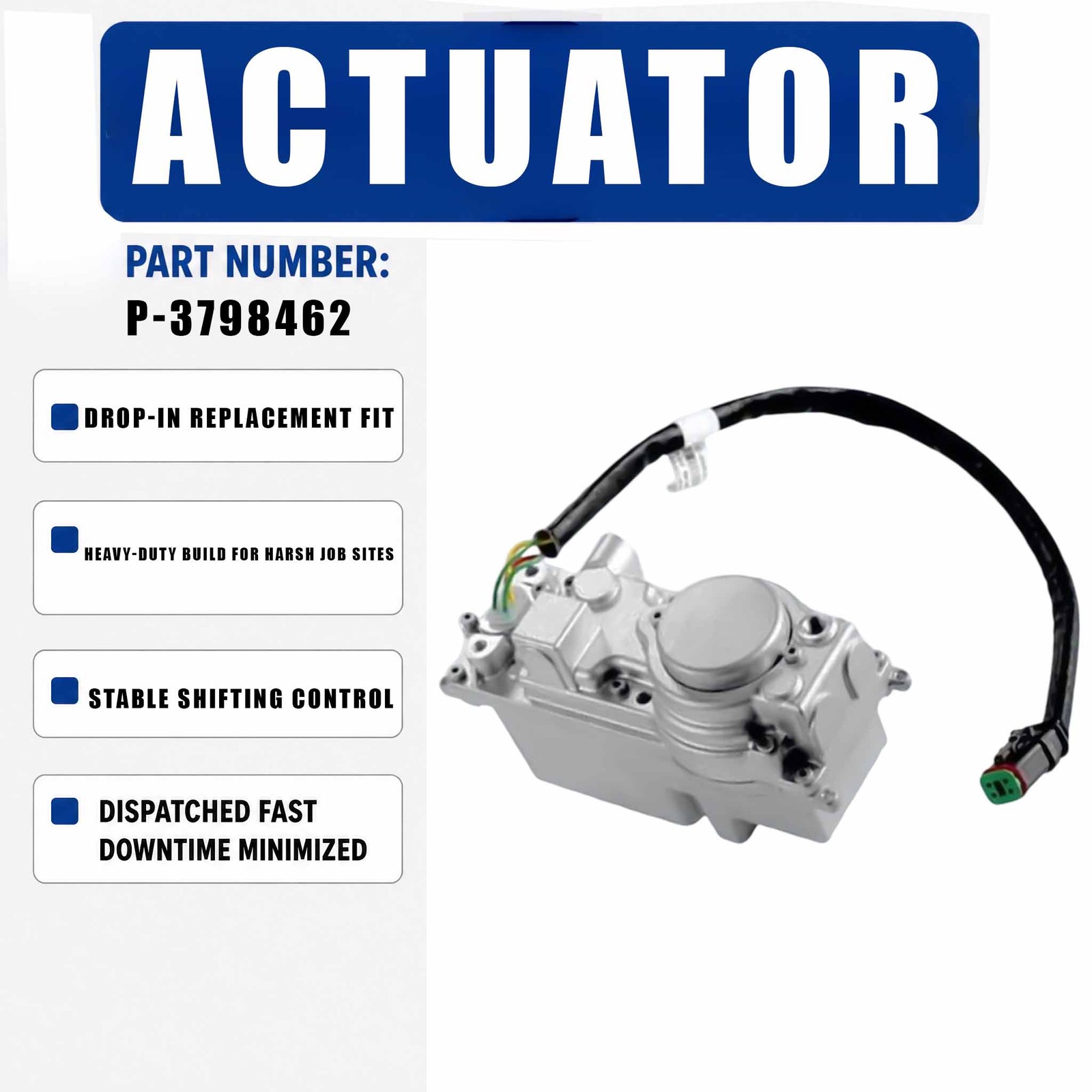 24V Turbo Eletronic Actuator 3798463 P-3798462 HW-3798463 For Hyundai EURO 6