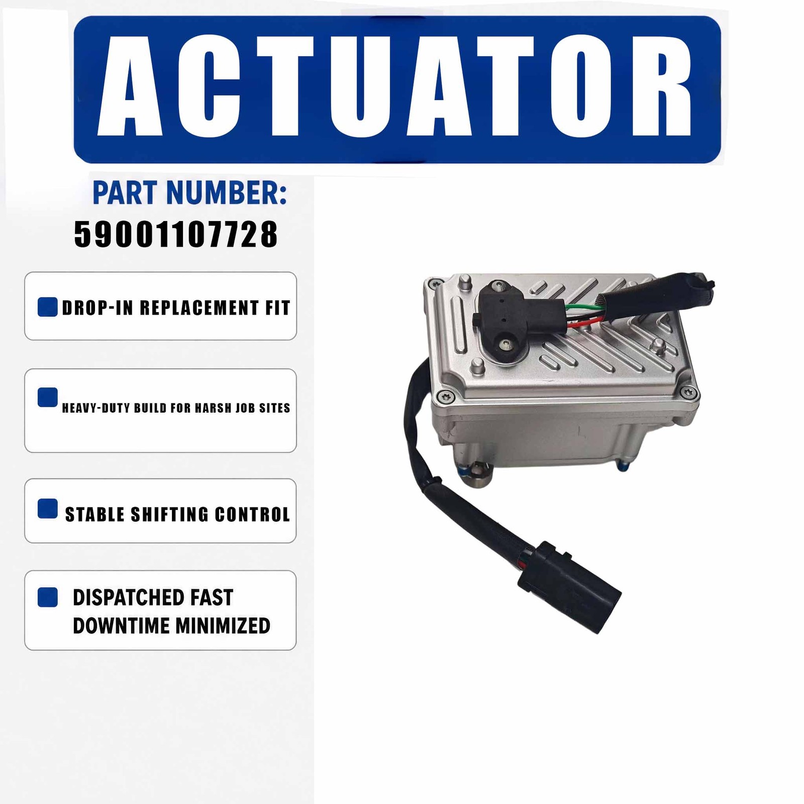24V Turbo Eletronic Actuator 59001107728 1118010-E4600 For GMC CHEVY 6.6L L5P