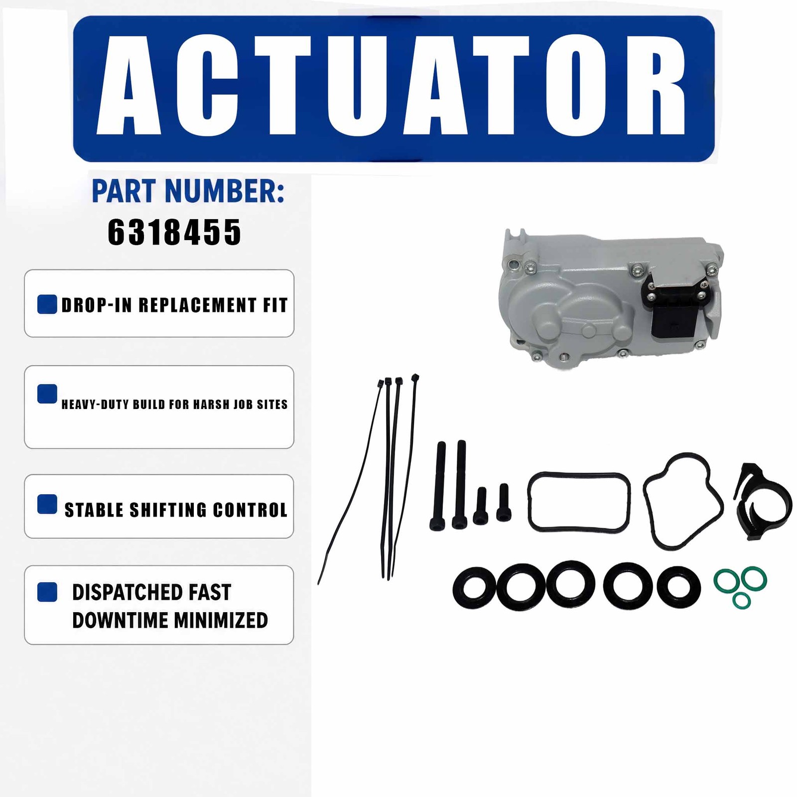 Turbocharger Actuator 6374772 For Cummins Engine X15 X114B ISX15 QSK60