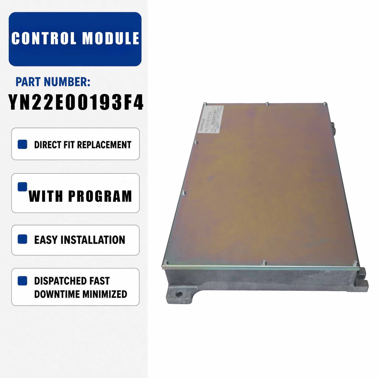 YN22E00193F4 Controller Control Panel with Program For Kobelco SK200-8 SK200