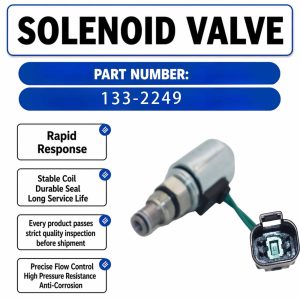 172-2392 24V Solenoid Valve For D7E D5M D6R D7R D10R D11R 950F Engine Excavator