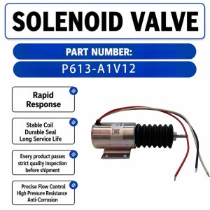 P613A1V12 24V Stop Solenoid For Trometta