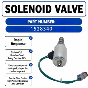 24V Solenoid Valve 1528340 For Caterpillar CAT 322B L 345B II 325B L 375-A L