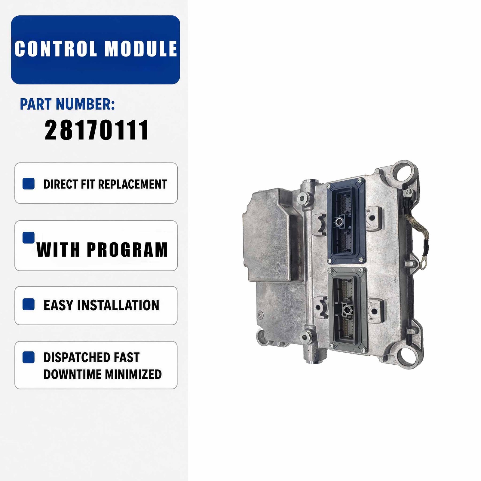 Electronic Control Module 28170111 For Caterpillar 320D 323D Excavator