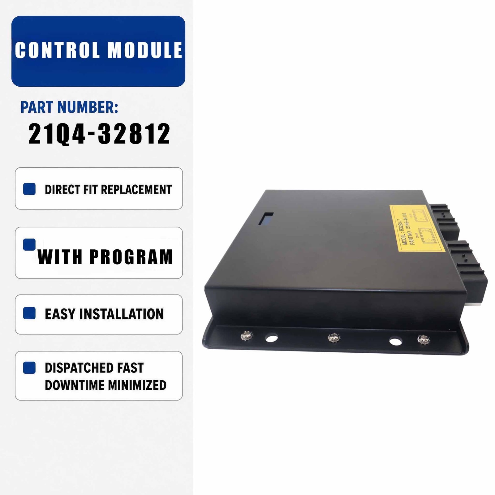 ECU Controller Control Panel Unit with Program 21N8-32401 For Hyundai RX225-7