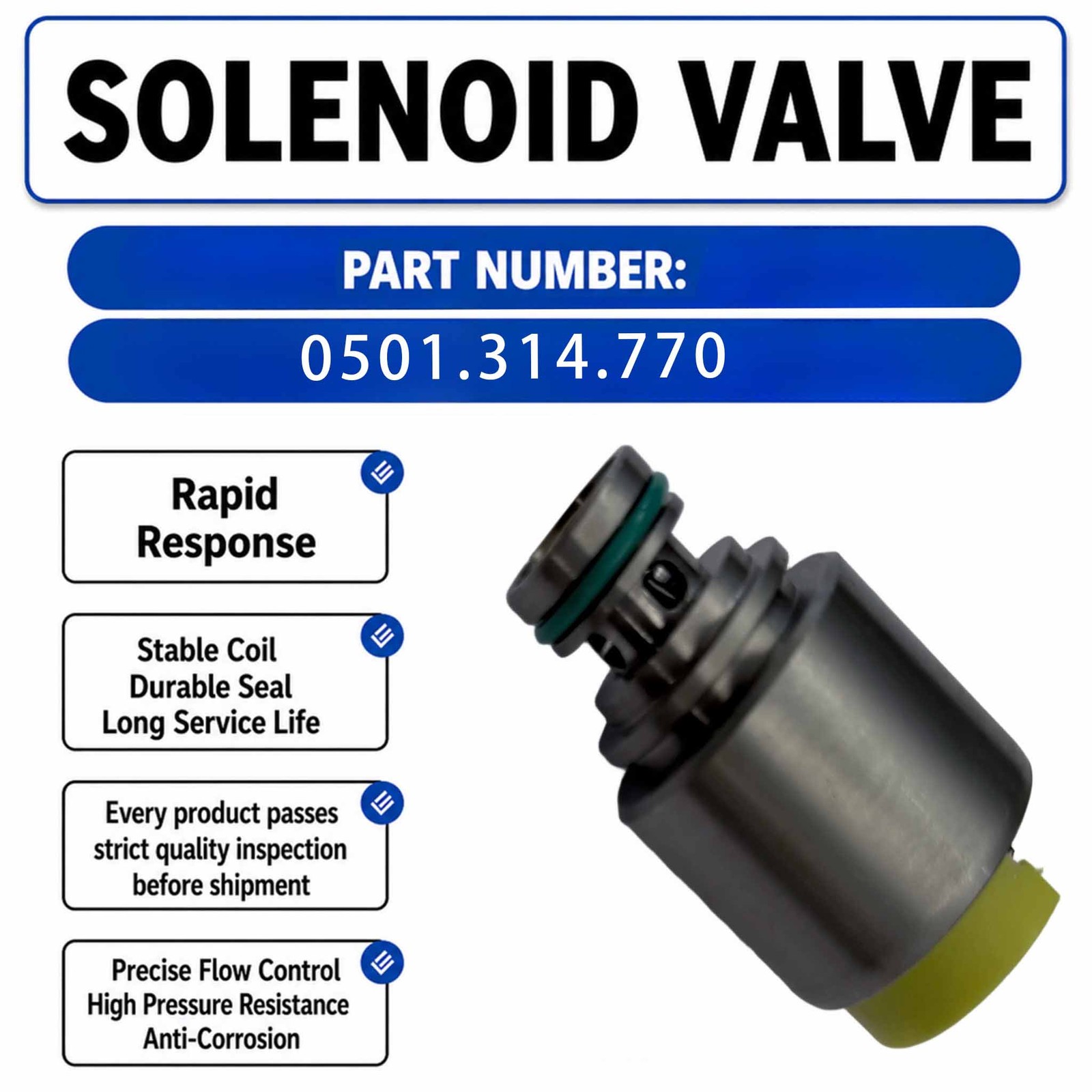 0501316782 SA 8320-01170 Solenoid Valve For XCMG Wheel Loader ZL50G ZL50GN