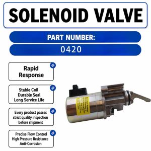 0420 6913 24V Solenoid valve For Deutz Series 1013 2013 1012 2012