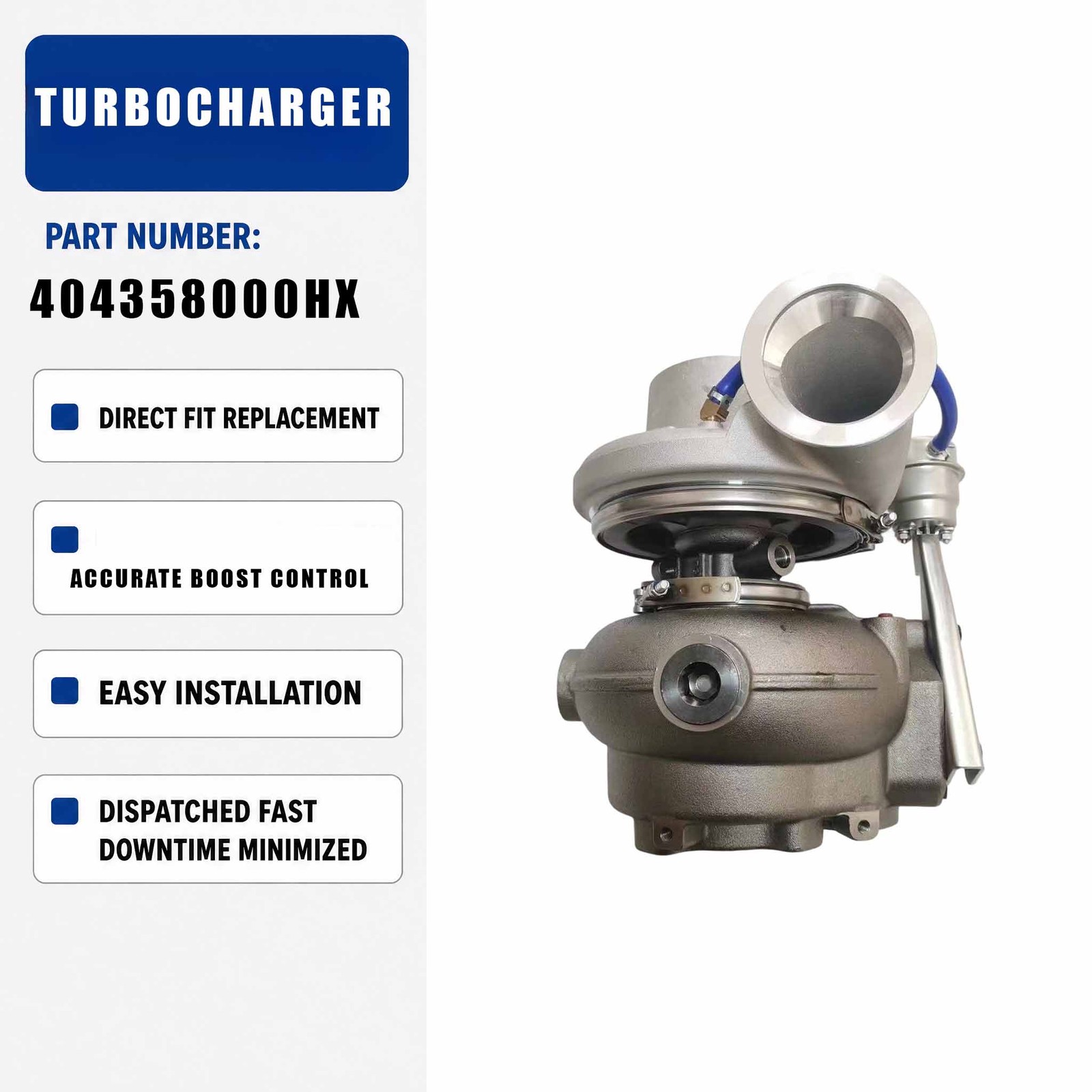 Turbo HX55WM Turbocharger 4043580 For Cummins QSC8.3 8.3L CM850 CM2850 Engine