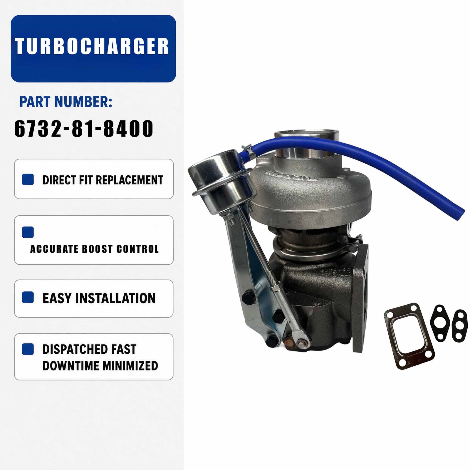 Turbo HX30W Turbocharger 3593089 For Cummins 4BT 4BTA 4BTAA Engine