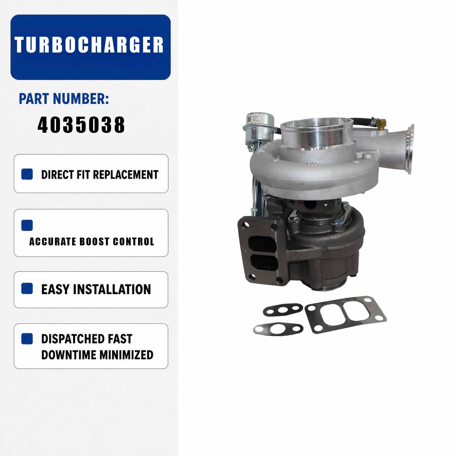 Turbo HX35W Turbocharge 3596627 4025402 4038472 For Hyundai HL760-7 R760 Wheel