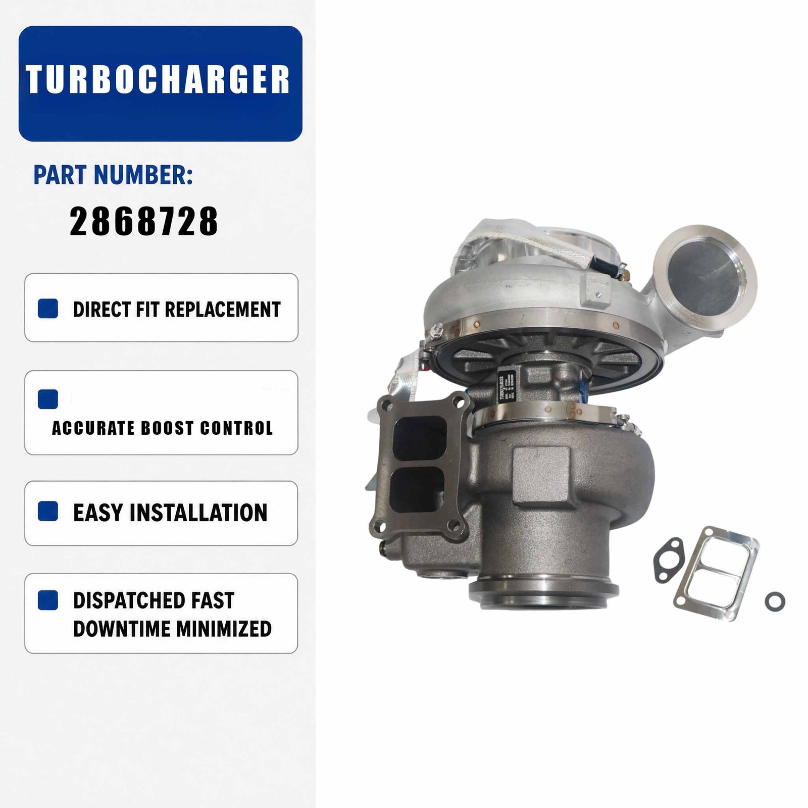 Turbocharger 7610640003 MTG2260NM For CASE STX500 STX530 Tractor For Cummins