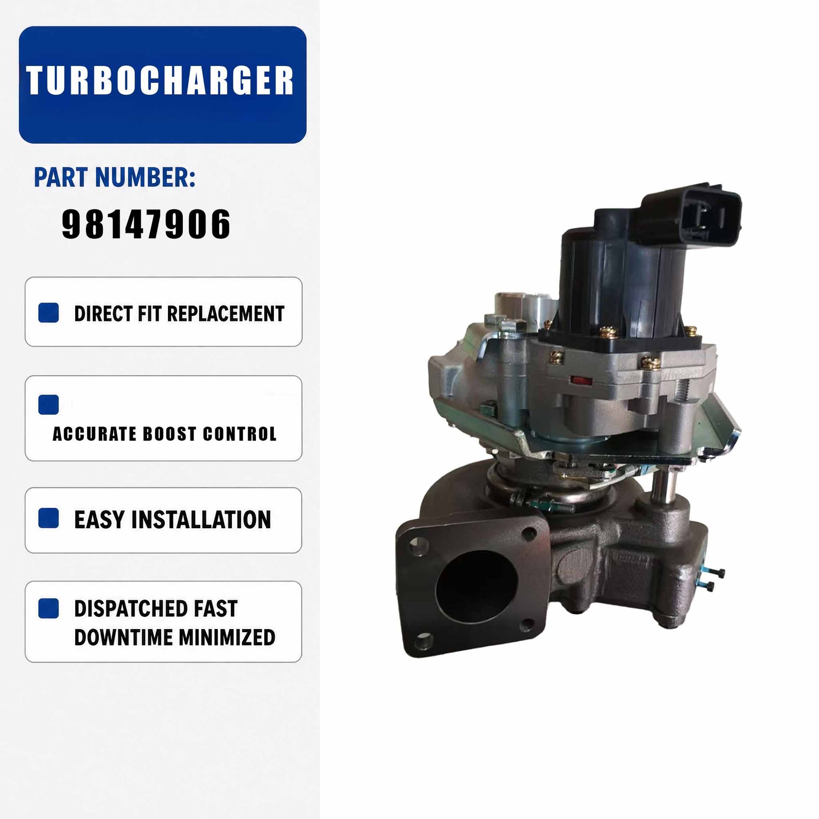 Turbocharger F5BVEDS0035BN 8983476141 For GMC W5500 W5500HD Vehicle
