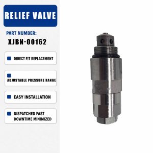 XJBN-00162 relief valve For Hyundai Excavator R200W-7 R200W-7A R210LC-7 R220-7