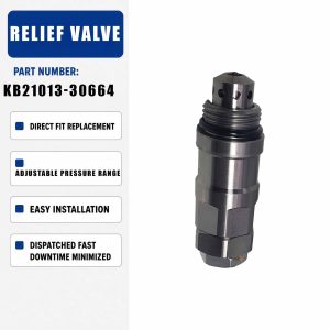 Relief Valve KB21013-30664 For Komatsu PW20 GD305A WA50 Excavator