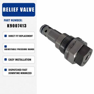 Relief Valve K9007413 For Daewoo TXC225LC-2 Excavator