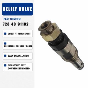 723-40-91102 Relief Valve For KOMATSU PC200-6/6D102/PC200-7