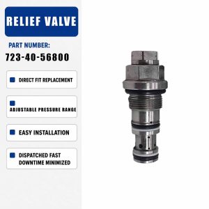 Relief Valve 723-40-56800 For Komatsu PC200-7 PC200-8 PC300-8