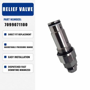 709-90-71100 Relief valve For Komatsu PC350 PC400 PC600 PC1250