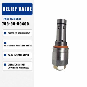 Relief Valve 709-90-59400 For Komatsu PC300-5 PC400-5 PC600-8