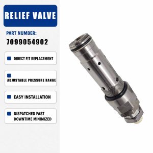 709-90-54902 Relief Valve For Komatsu PC600-8 PC600LC-8 PC650LC-8 PC700LC-8