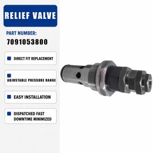 709-10-53800 7091053800 Relief Valve For Komatsu PC650-5 PC710-5 PC750-6