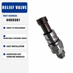 3537-326 Relief Valve For Volvo EC460 EC480 Excavator Diesel