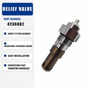Relief Valve 4236082 For Hitachi EX400 John Deere 992D