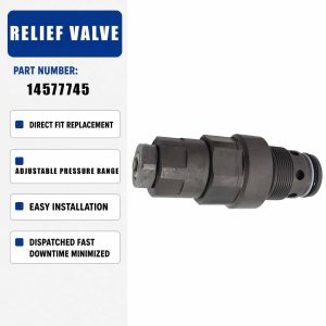 14552974 Relief Valve For Volvo EC360 EC380 Excavator Diesel