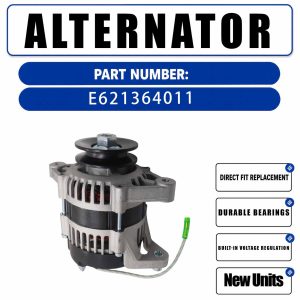 12V 50A Alternator E621364011 For Daedong Kioti Tractors DK35 DK40 DK65 DK65s