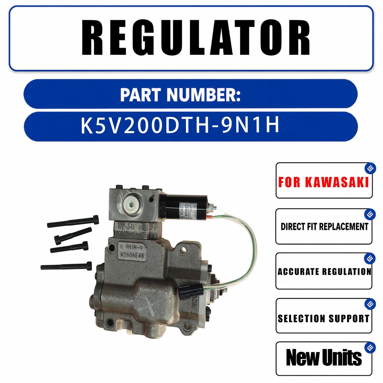 K5V200DTH-9N1H Hydraulic Pump Regulator For XCMG 450 470 490 SinoHydro SWE470