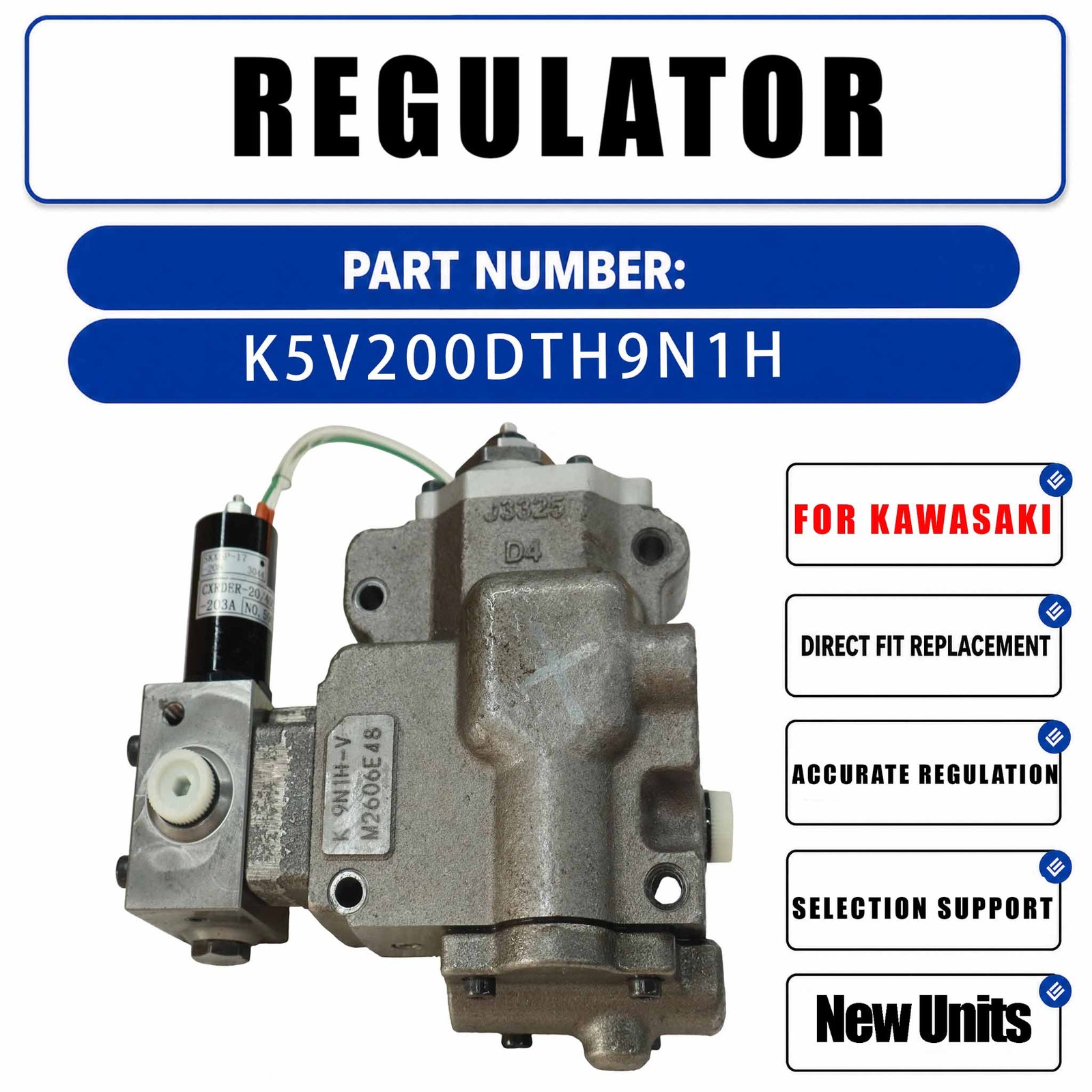 K5V200DTH9N1H K5V200DTH-9N1H Hydraulic Pump Regulator For XCMG 450/470/490
