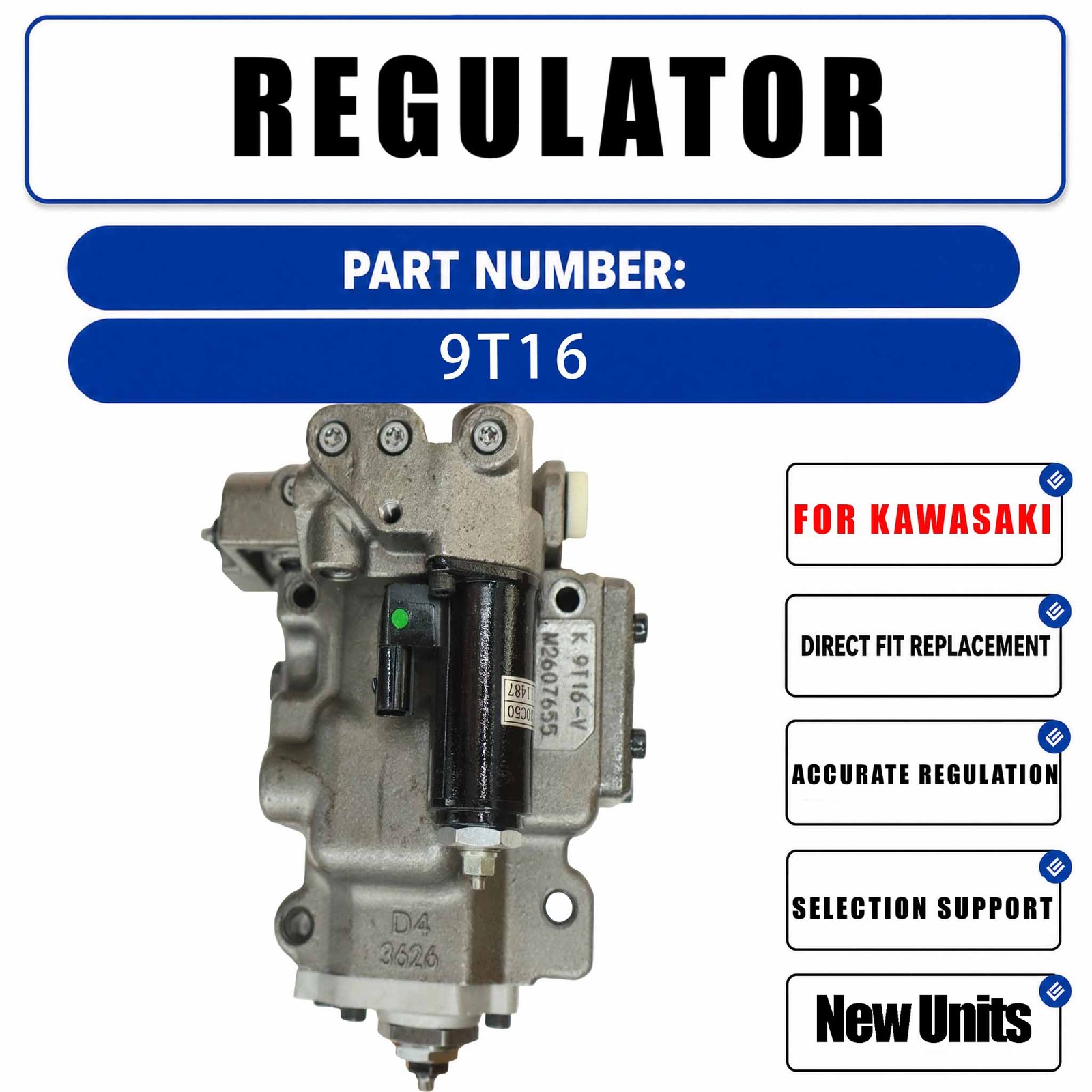 Regulator K5V160DTH-9T16 For Kawasaki Hydraulic Pump